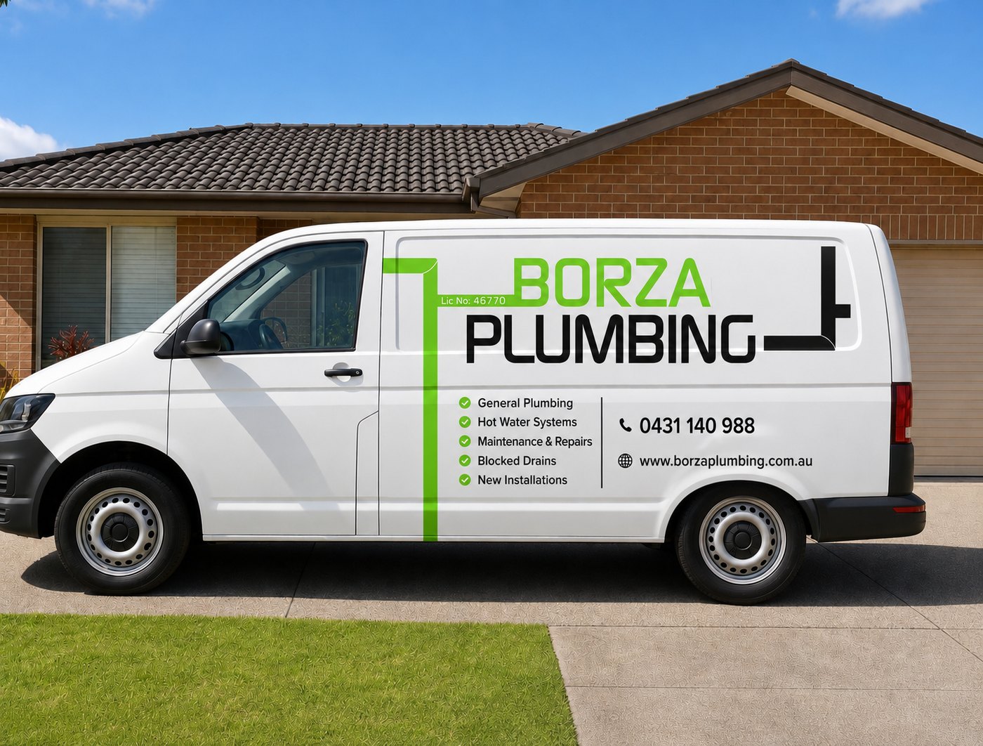 Borza Plumbing on the job across Berwick and the South East